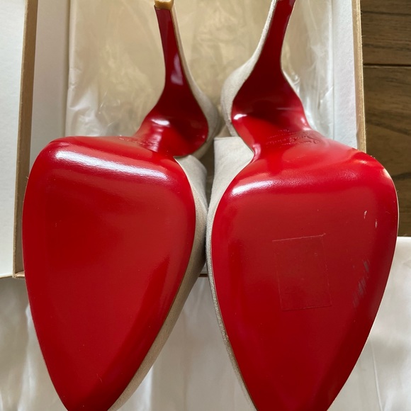 Christian Louboutin Rolande Boucle 120 Suede Pumps size 39 - Picture 6 of 9